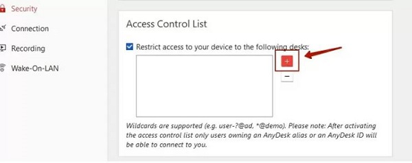 مشکل در AnyDesk بدلیل نبودن ID شما در Access Control List
